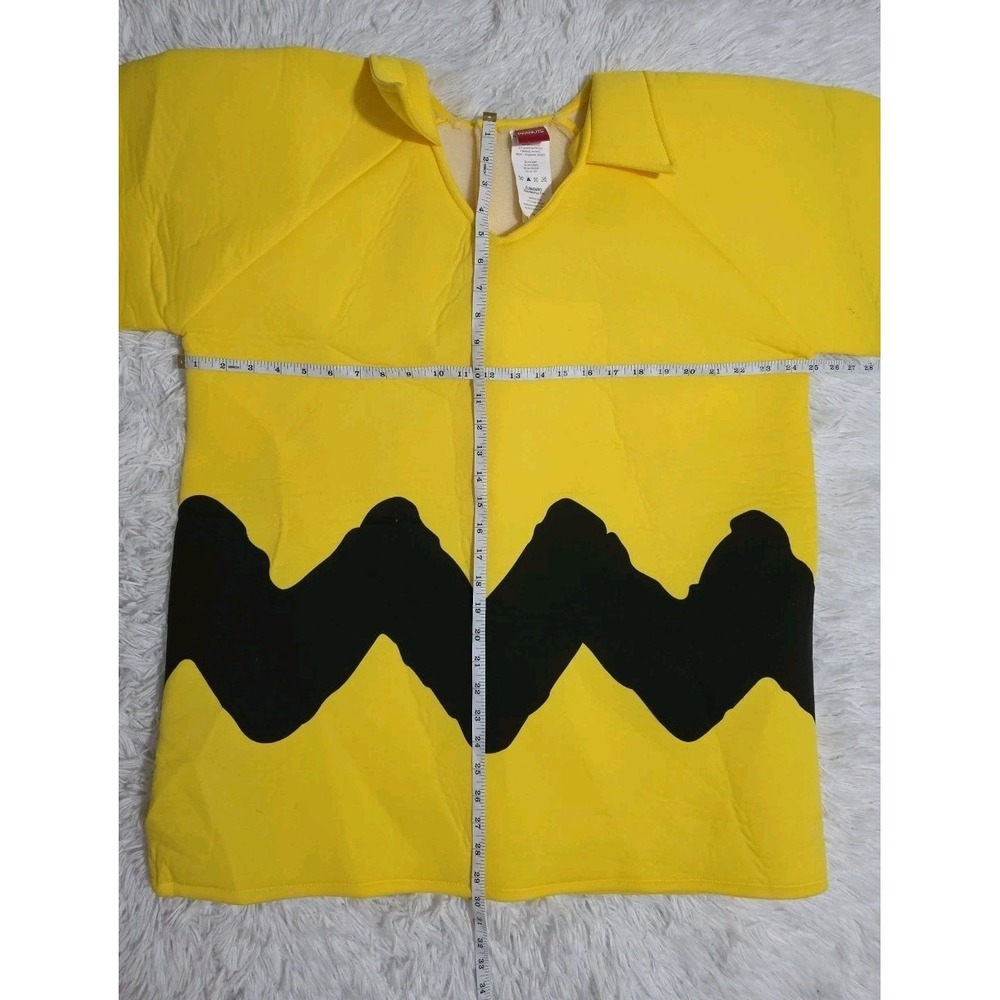 Peanuts Worldwide 2018 Charlie Brown Adult‎ Halloween Costume Sz Medium - Picture 3 of 14